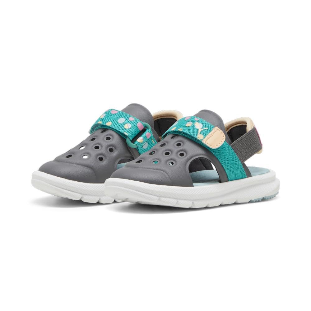 PUMA Unisex-Child Evolve Sport Sandals - Comfortable Kids Water Shoes for Beach, Pool & Outdoor Activities | Lightweight & Durable Play Shoes for Boys & Girls