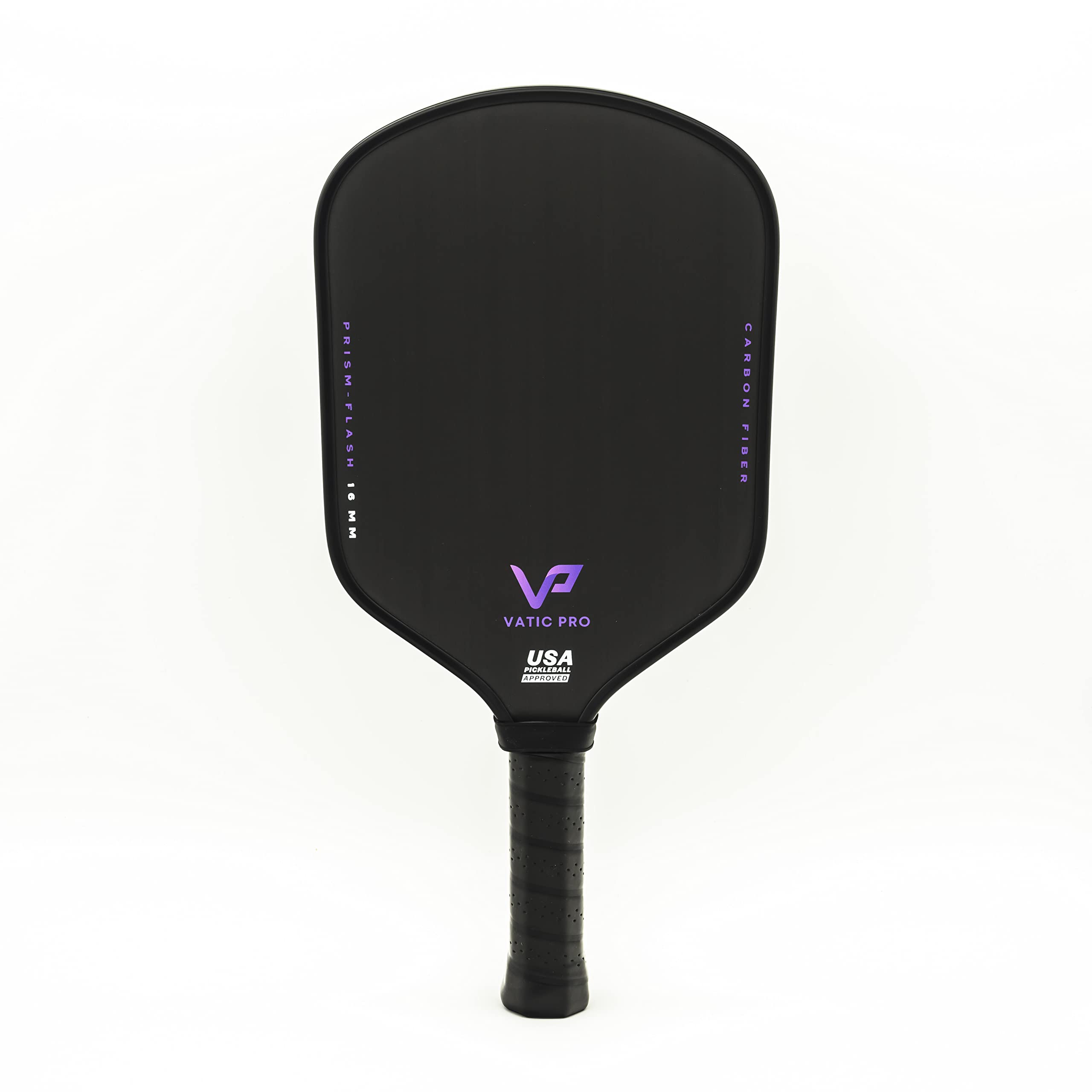 Vatic Pro Prism Carbon Fiber 16mm Pickleball Paddle - Lightweight Foam Injected Walls for Power & Control - Includes Paddle Cover - Perfect for Tournament Play & Outdoor Games