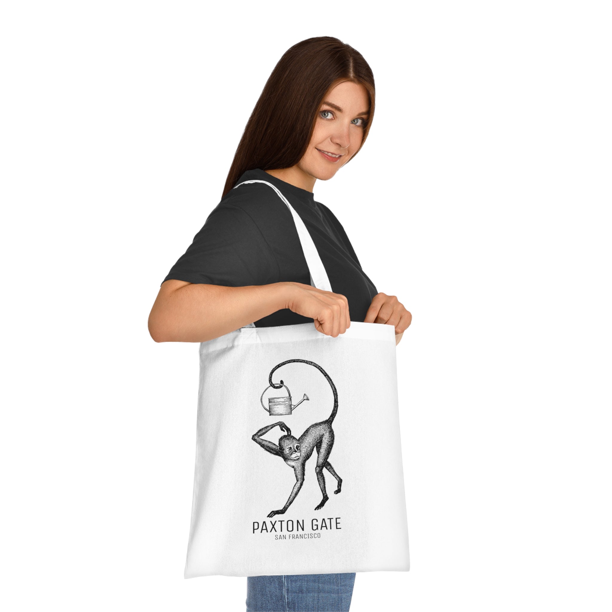 Premium Cotton Paxton Gate Tote Bag - Stylish & Durable Women's Shoulder Bag for Work, Travel & Shopping | Eco-Friendly Reusable Shopping Tote