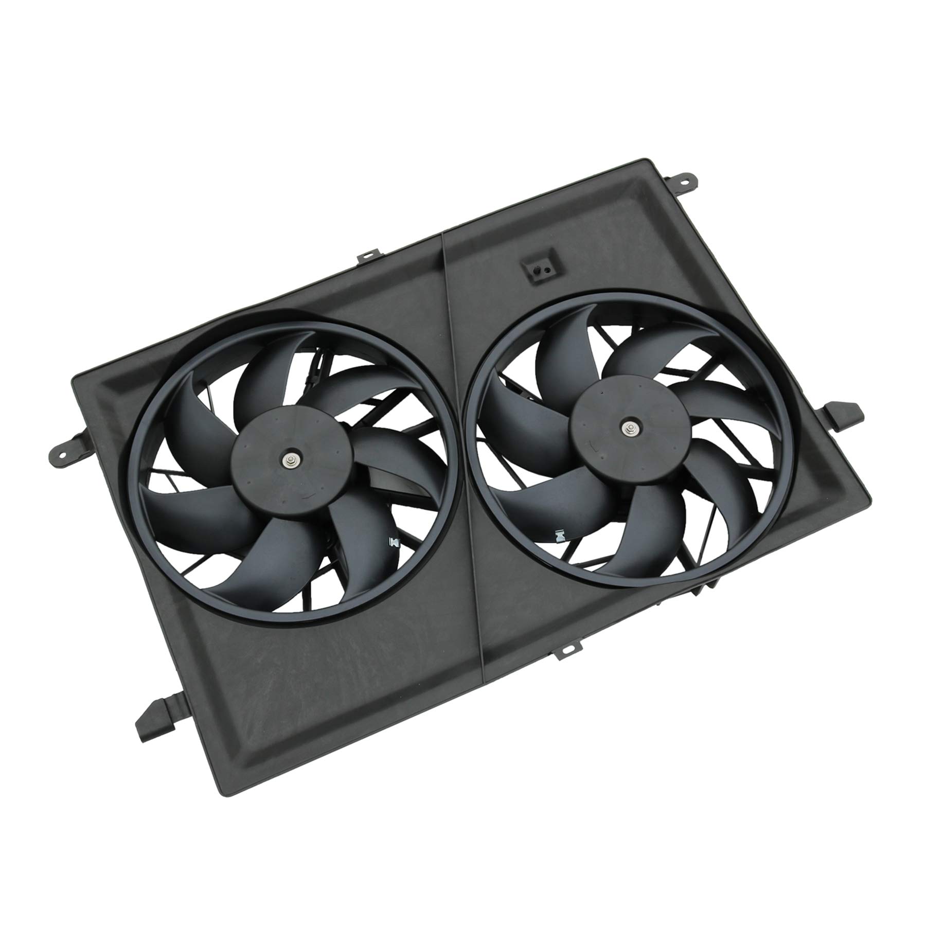 JDMSPEED New Dual Radiator Cooling Fan Assembly 25927026 Replacement for Buick Enclave, Chevy Traverse, GMC Acadia, Saturn Outlook - High Performance Cooling for SUVs & Trucks