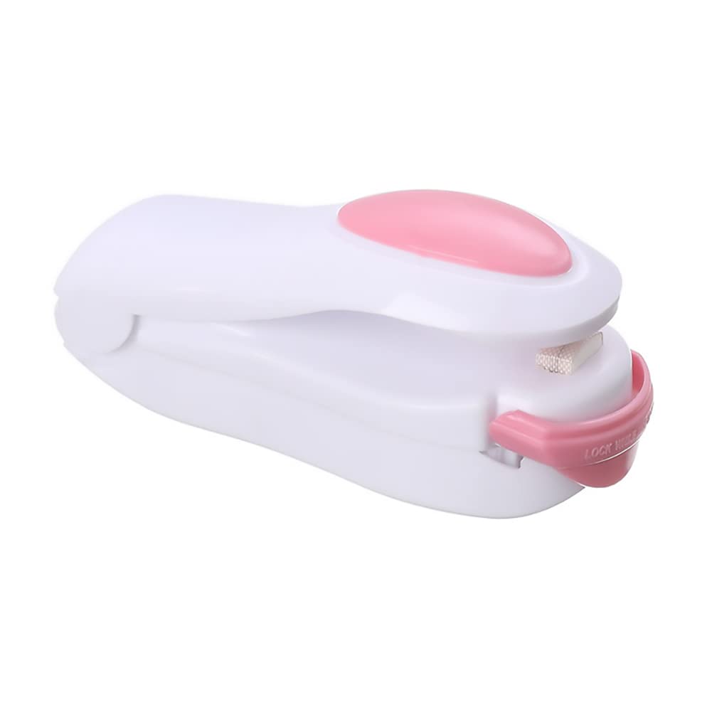 Portable Handheld Heat Sealing Machine for Bags - Compact & Space-Saving Mini Food Sealer - White | Perfect for Home Use, Travel, Camping & Food Storage