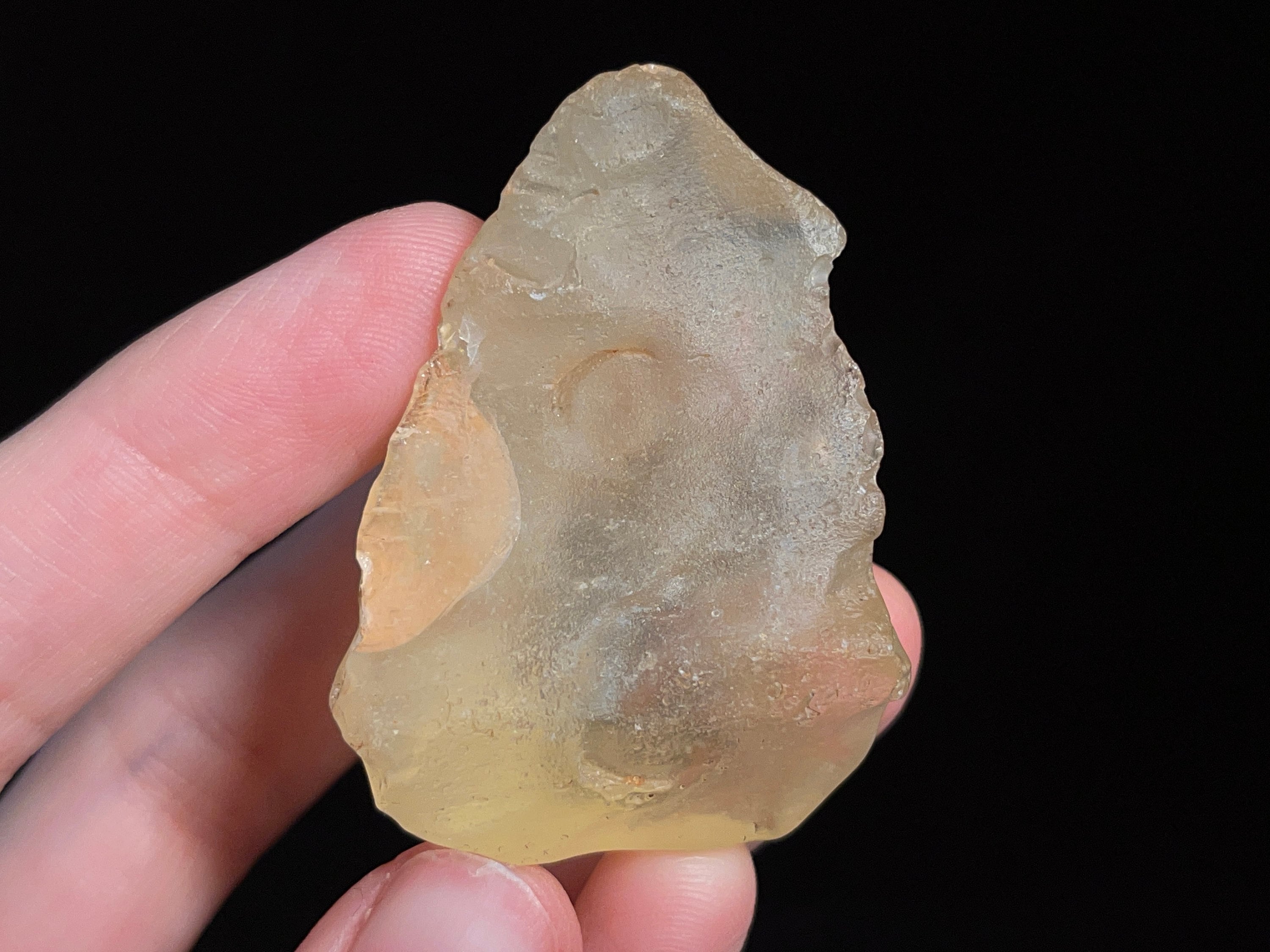 Premium Libyan Desert Glass Raw Crystal - Rare 2A Grade 27.3g - Natural Metaphysical Healing Stone for Meditation, Energy Work & Jewelry Making