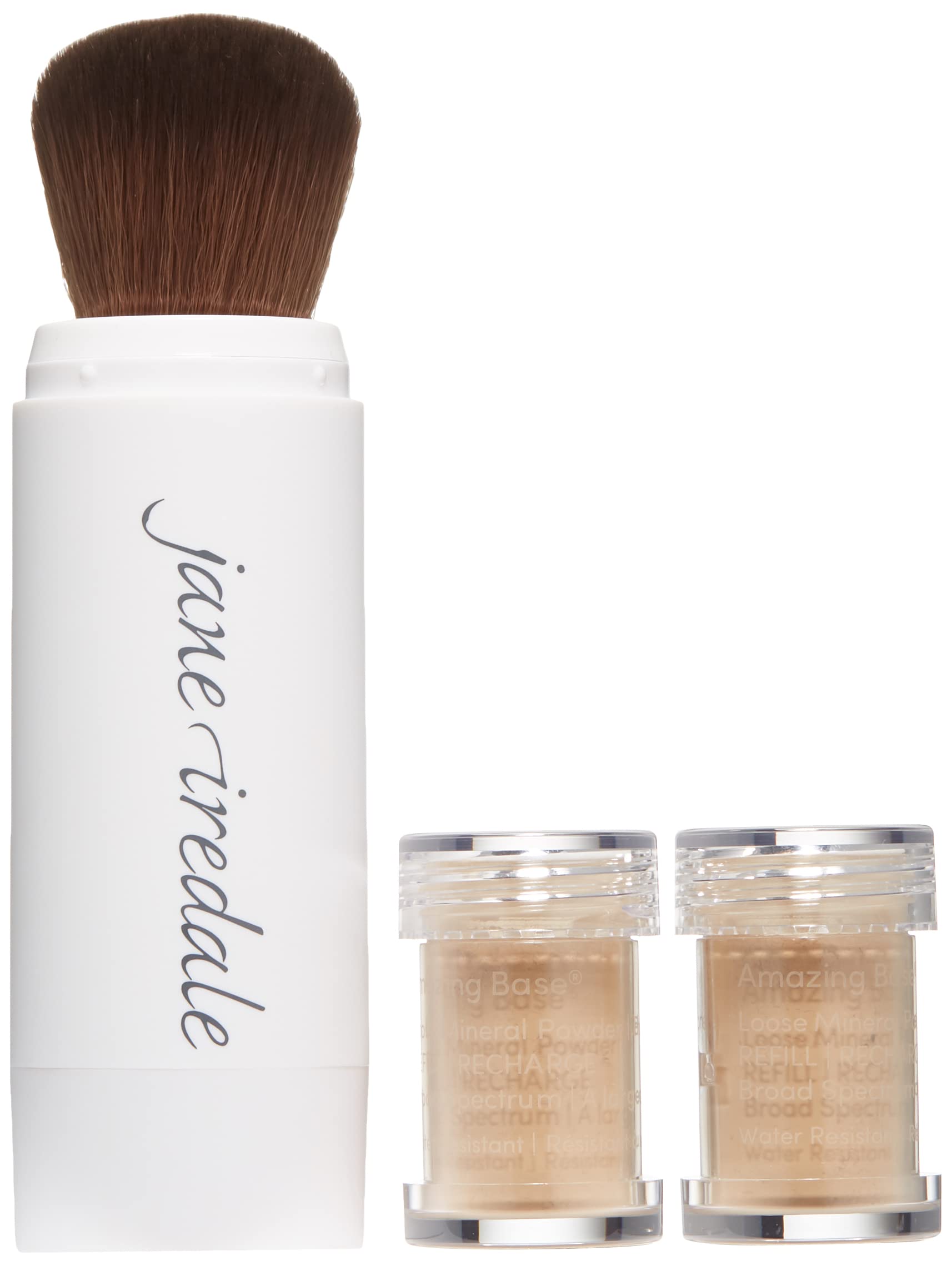 Jane Iredale Amazing Base Loose Mineral Powder - SPF 20 Luminous Foundation | Oil-Free, Talc-Free & Weightless | Vegan & Cruelty-Free Makeup for Flawless Coverage | Perfect for Daily Wear & Sensitive Skin