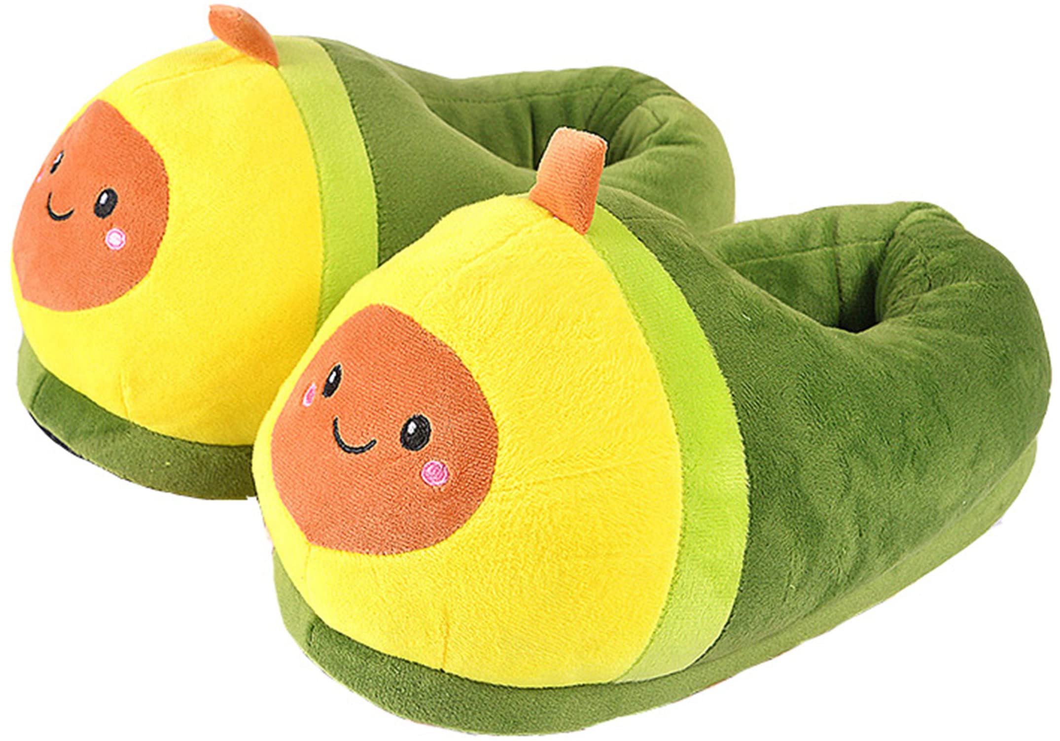 Women's Cute Elephant Cartoon Animal Slippers - Warm Furry Winter House Shoes for Indoor Comfort & Cozy Home Wear