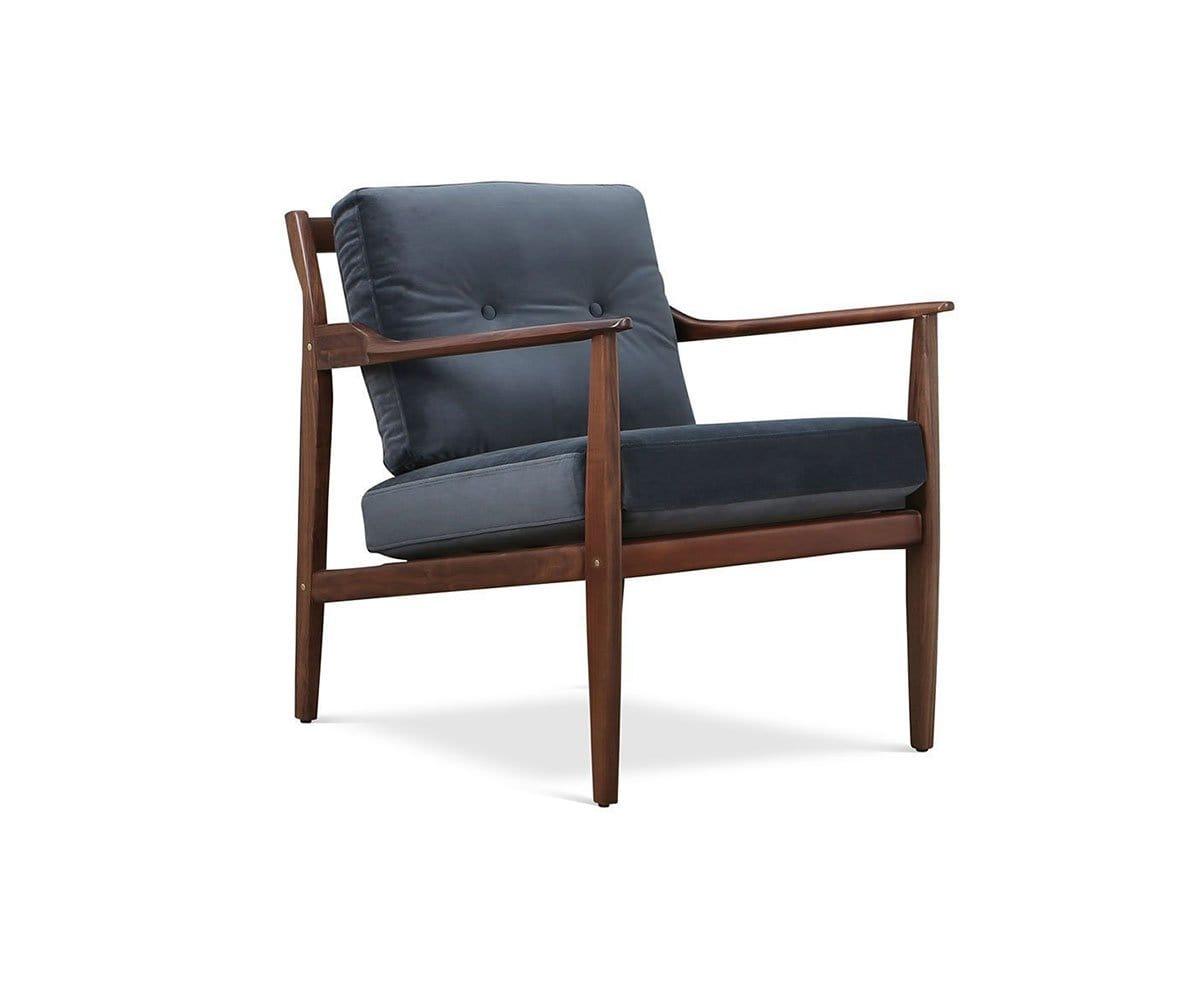 Undra Lounge Chair - Modern Accent Chair for Living Room, Bedroom & Office - Comfortable Upholstered Armchair with Wooden Legs - Perfect for Relaxing, Reading & Decorating Your Home
