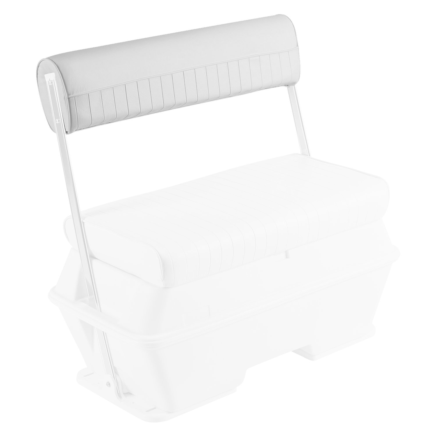 Wise 8WD159-R-B Replacement Back Cushion for 50 Quart Swingback Cooler Seat - White | Compatible with WISE 8WD159 Series | Perfect for Outdoor Camping, Fishing & Tailgating Comfort