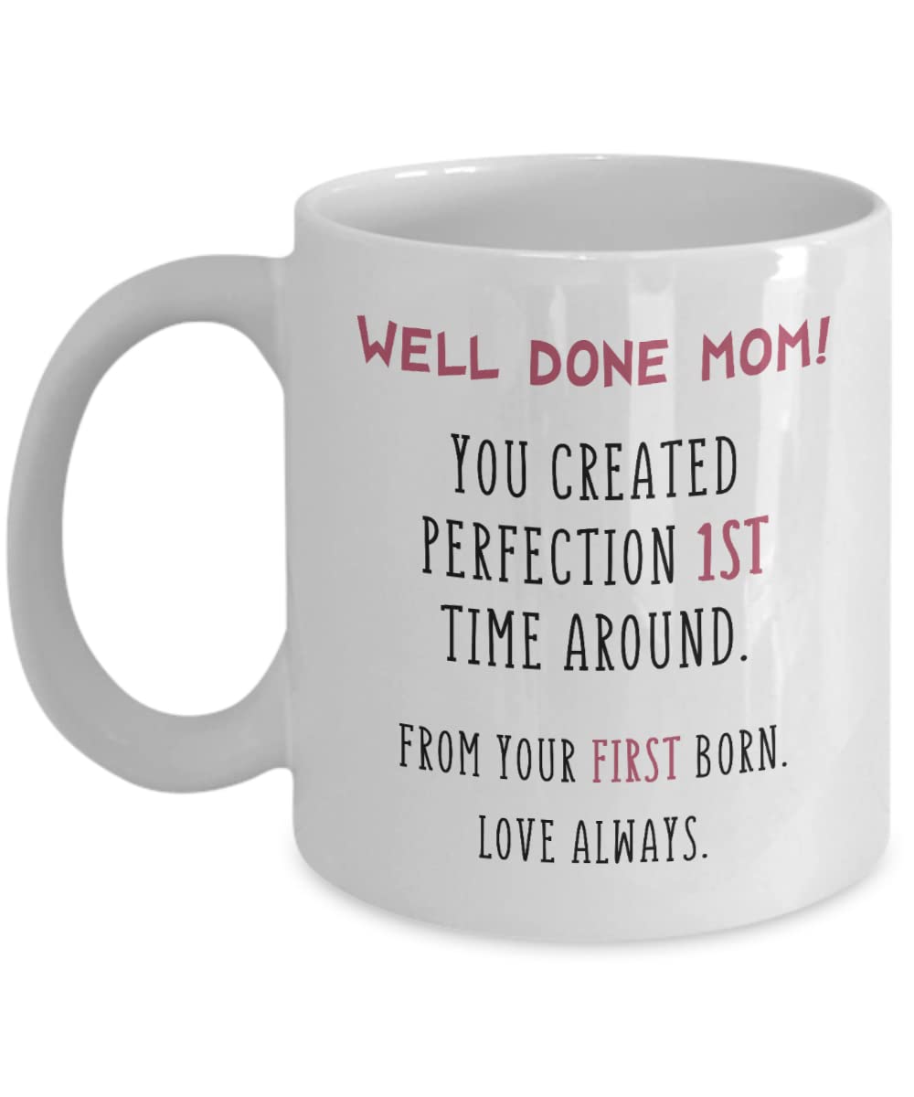 Best Mom Ever Gifts - Heartwarming Coffee Mug from Daughter/Son, Perfect Mother's Day, Birthday, Christmas & Valentine's Present - Unique Travel Tumbler for Tea & Coffee - Ideal for Sister, Grandma & Maid of Honor - Thoughtful Gift for Special Occasions at Home, Office or Travel