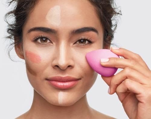 Feelhigh Cosmetics Makeup Blender Sponge Set - 4 Pack with Storage Box for Flawless Foundation & Concealer Application - Perfect for Travel & Everyday Makeup