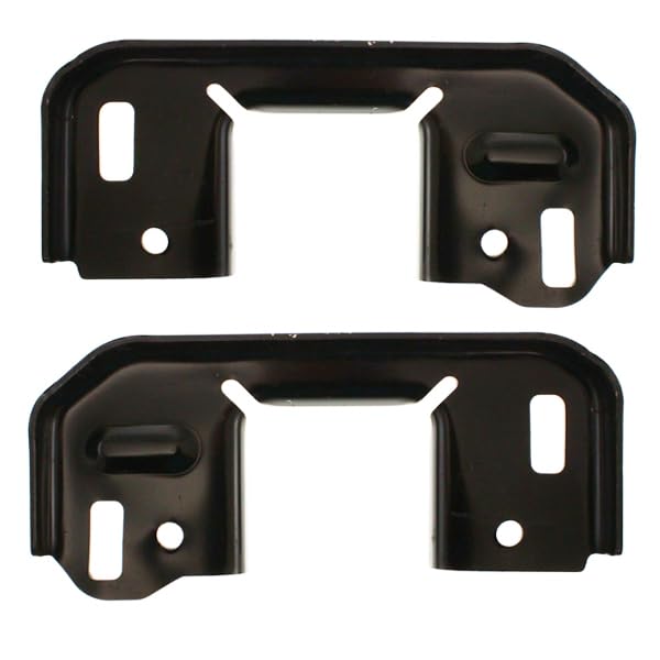 09-14 Ford F150 Pickup Truck Front Bumper Retainer Brace Frame Rail Bracket Set (Pair) - Heavy Duty Replacement Parts for Off-Road & Towing Protection