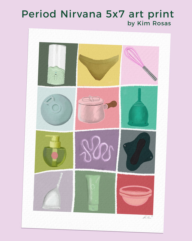 Period Nirvana Museum - Premium Menstrual Display Stand | Perfect for Home, Office & Educational Settings
