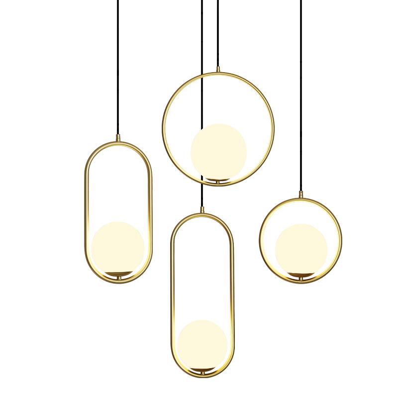 Mila Pendant Lamp - Modern Scandinavian Style Hanging Light Fixture for Living Room, Bedroom, and Dining Room Decor