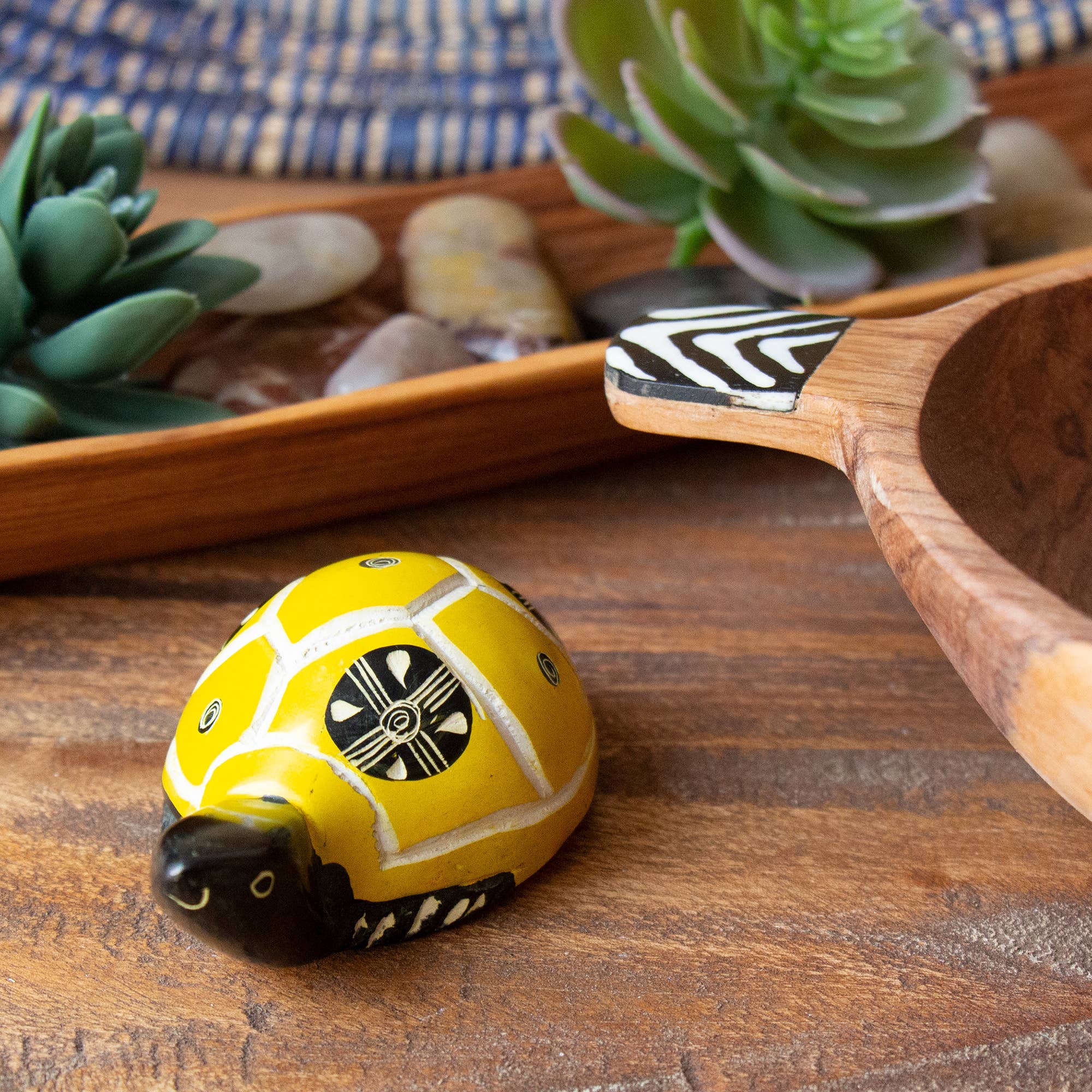 Hand Carved Soapstone Mini Turtles - Natural Stone Figurines for Home Decor, Meditation & Feng Shui - Perfect for Office Desk, Zen Garden & Gift Giving