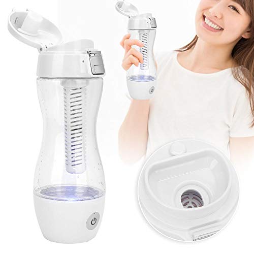 Hydrogen Water Bottle 360ml - Portable Electrolysis Hydrogen Water Cup with Alkaline Ionizer, Hydrogen Water Generator for Home, Office & Travel - Perfect for Hydration, Detox & Wellness