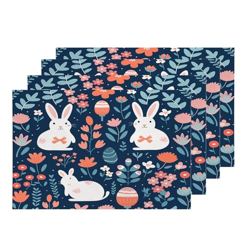 Blue Rabbits Flowers01 Blue5