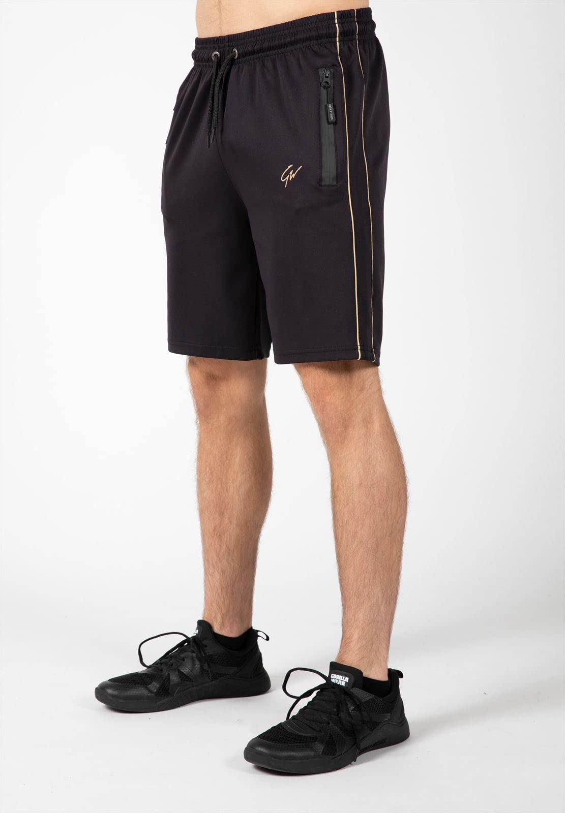 Gorilla Wear Wenden Track Shorts for Men - Lightweight Running & Gym Workout Shorts - Perfect for Training, Jogging, and Athletic Activities