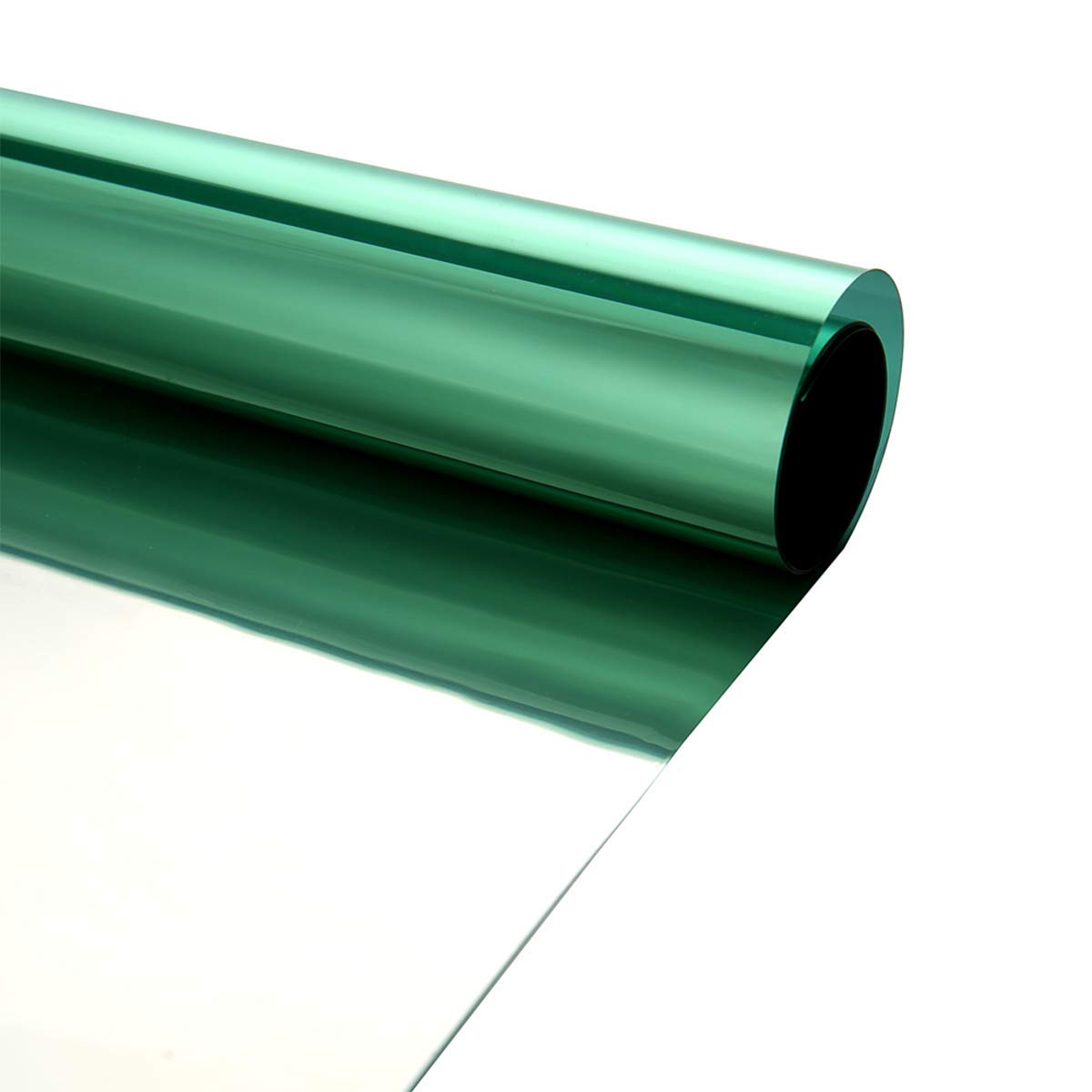 One Way Mirror Privacy Window Film - Reflective Sun Blocking Adhesive Tint for Glass (35.4