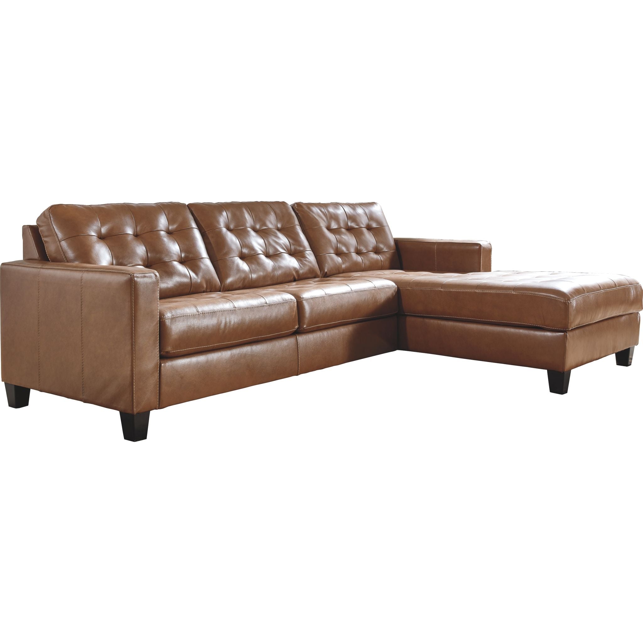 Baskove 2-Piece Sectional Sofa with Chaise Lounge - Modern L-Shaped Couch for Living Room, Apartment & Small Spaces - Comfortable Fabric Upholstery for Family Gatherings & Movie Nights