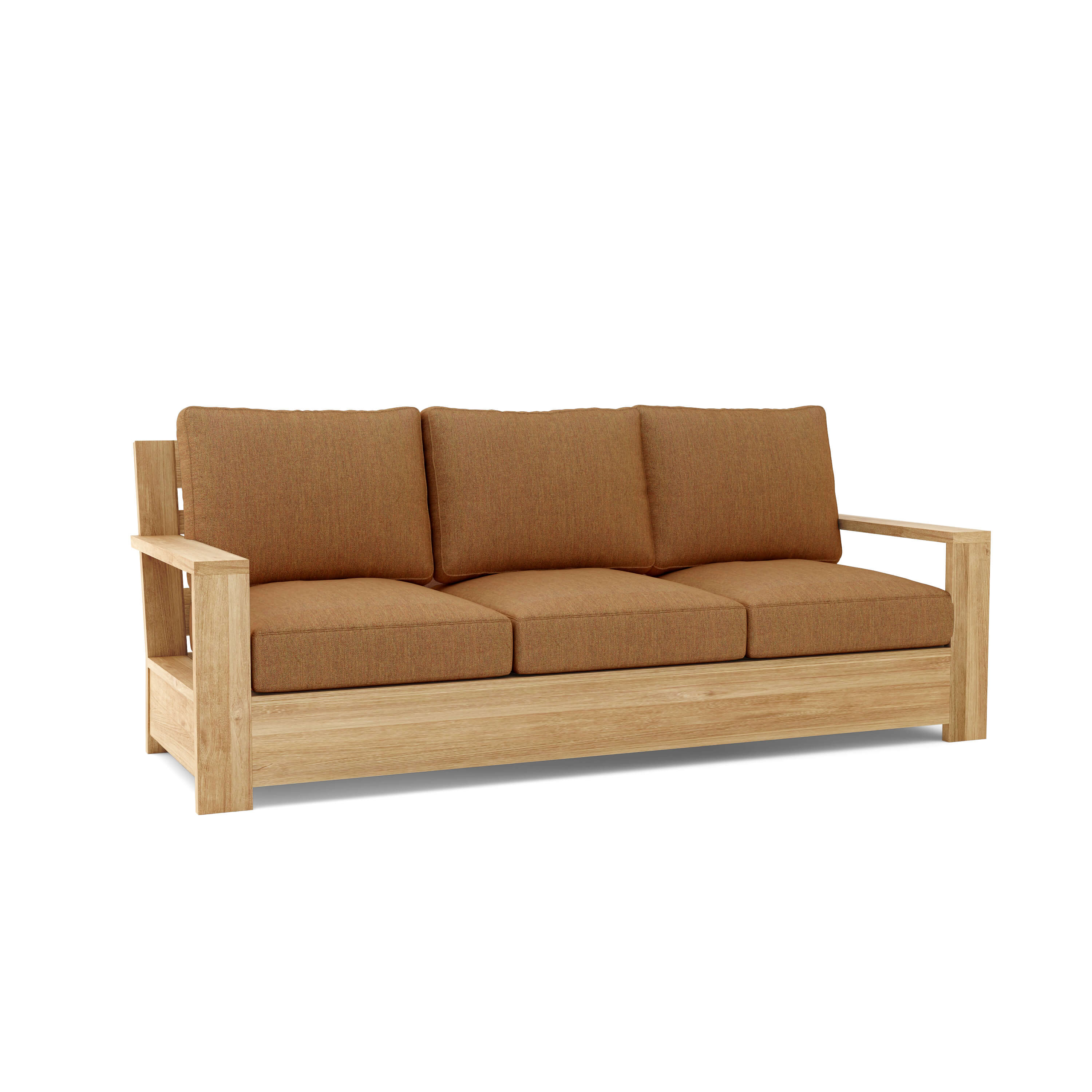 Madera Deep Seating Sofa - Premium Outdoor Patio Furniture Set with Weather-Resistant Cushions - Perfect for Backyard, Poolside & Garden Relaxation