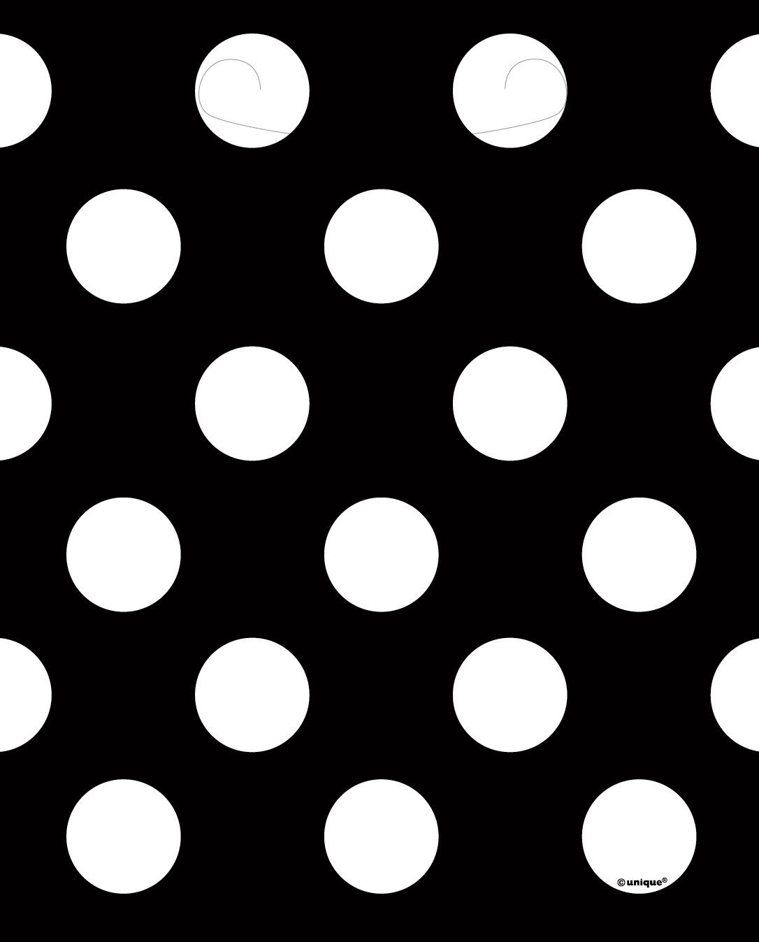 Black Polka Dot Party Favor Bags - 8 Pack | Bulk Goodie Bags for Birthday Parties, Baby Showers & Wedding Favors