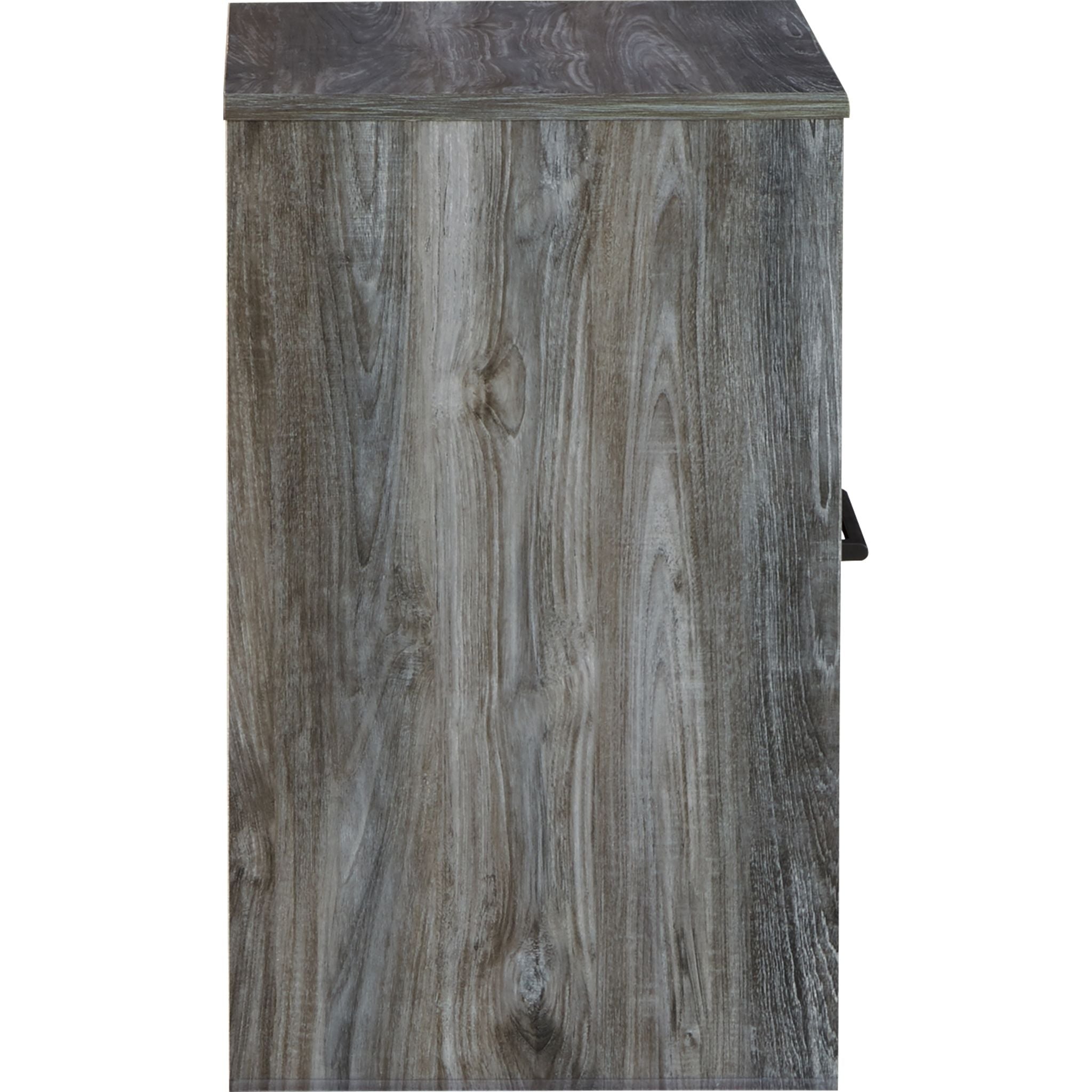 Baystorm Nightstand with Drawer - Modern Gray Bedside Table for Bedroom, Living Room, or Office - Compact Storage Solution for Small Spaces