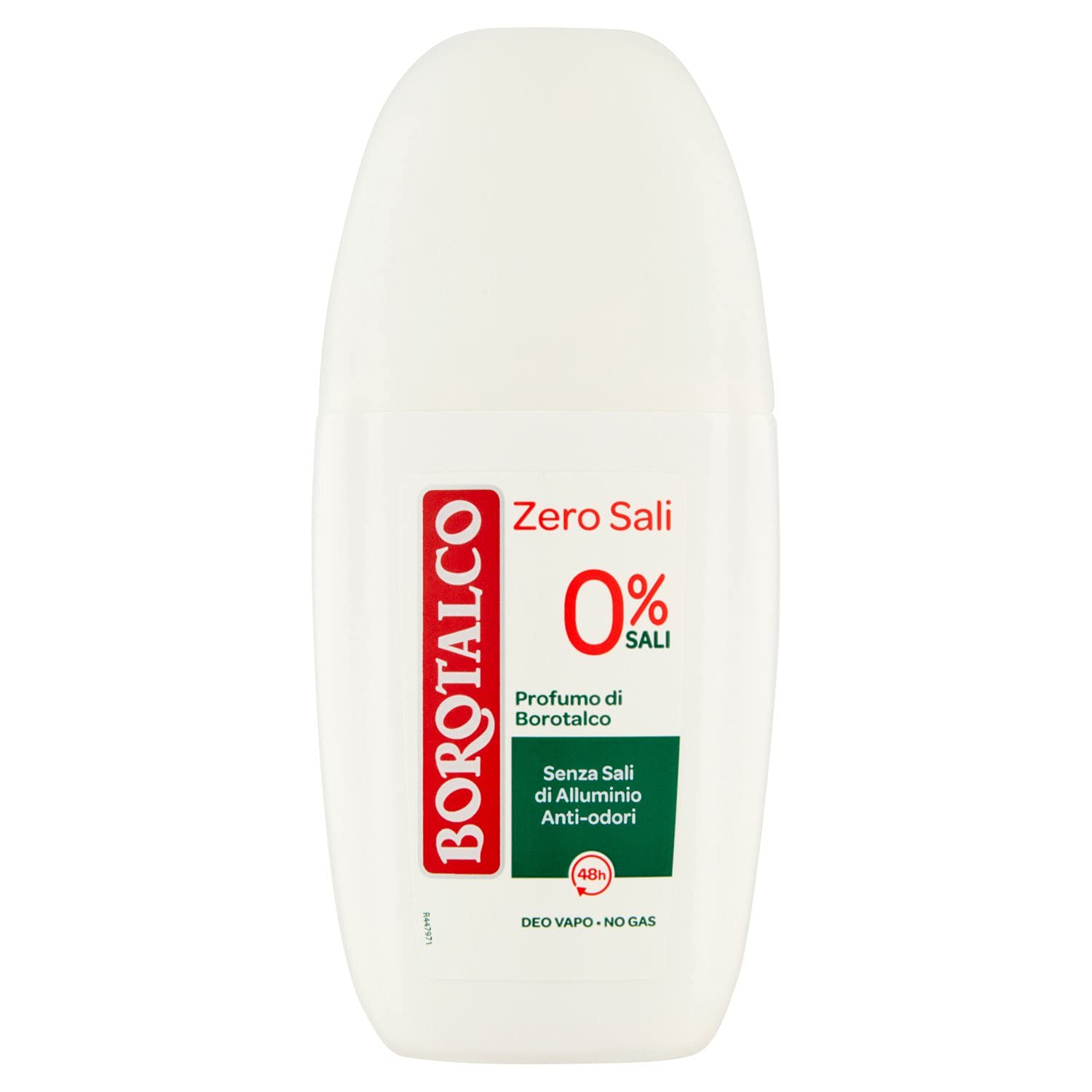 Natural Deodorant Vapo No Gas Zero Sali - 75ml Aluminum-Free & Odor Control for Men & Women - Perfect for Gym, Work & Daily Freshness
