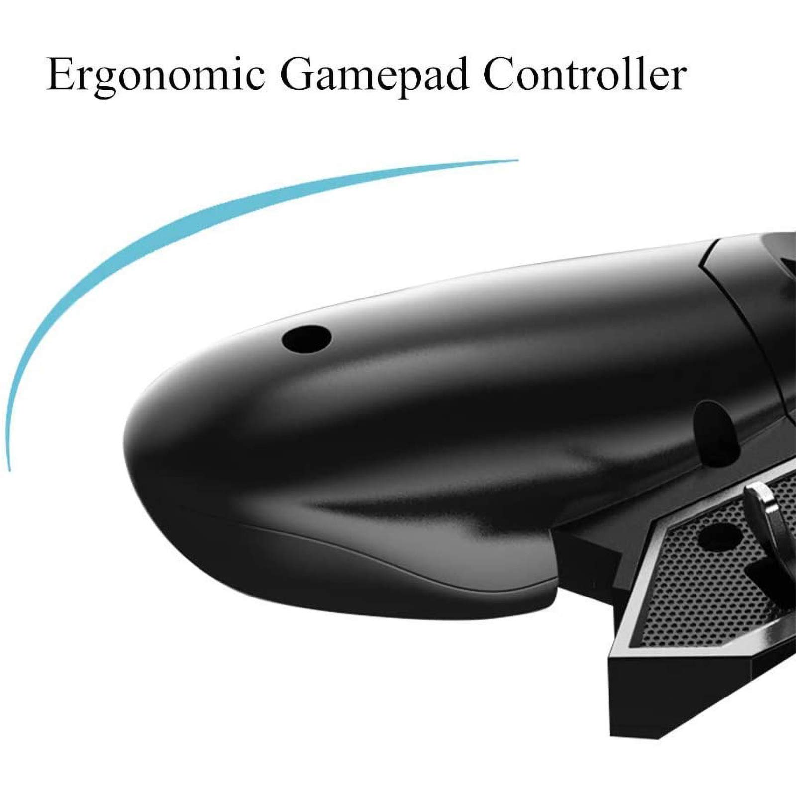 Upgraded 6-Finger Mobile Game Controller for Android & iOS - Sensitive Triggers for Shooter Games Like Knives Out, PUBG & Call of Duty Mobile | Perfect for Competitive Gaming & Esports Tournaments