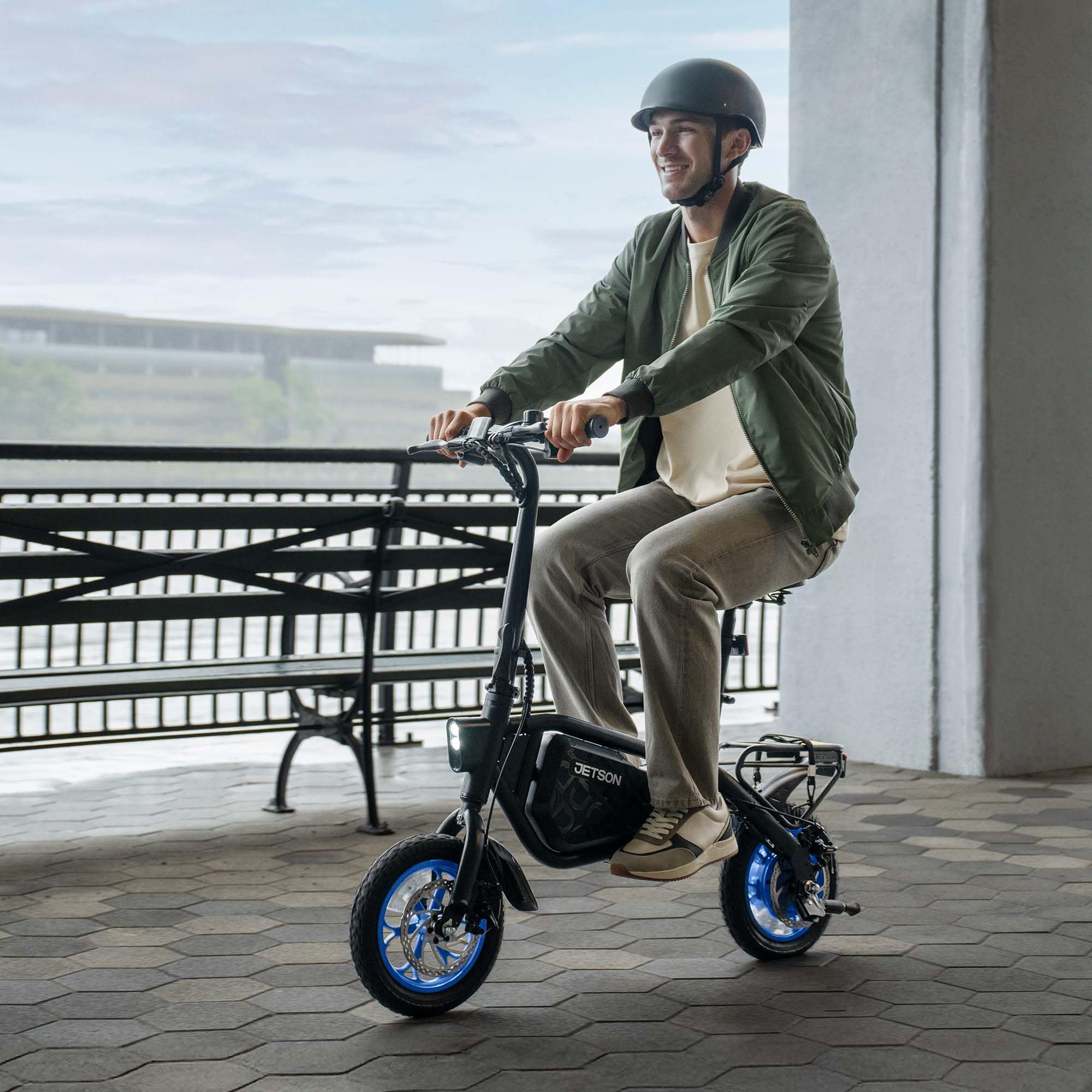 Jetson Bolt Folding Electric Bike for Adults & Teens - Portable, Lightweight, 15.5 MPH Max Speed - Perfect for Commuting, Campus Travel & Urban Adventures