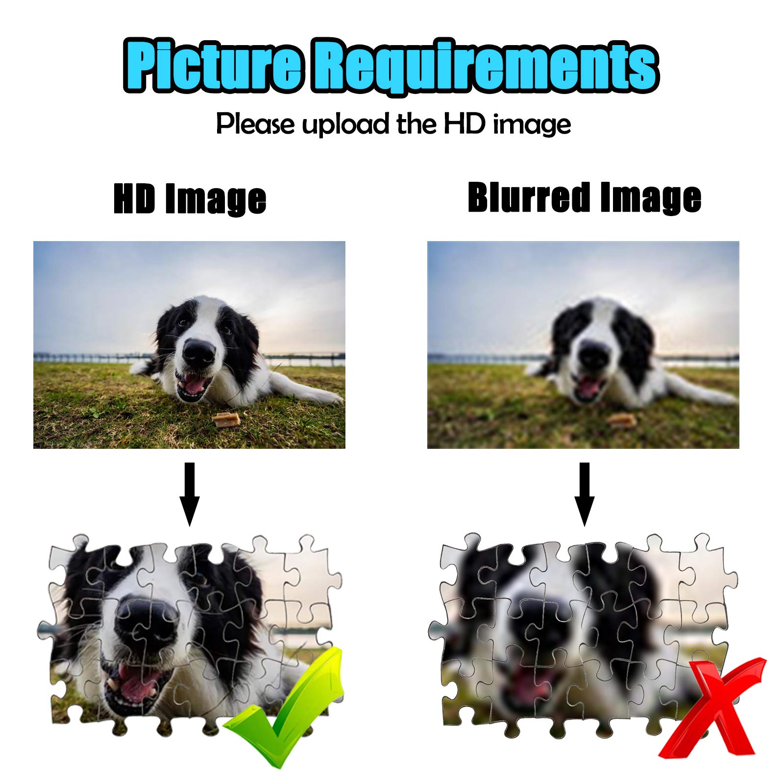Custom Photo Jigsaw Puzzle - 500 Piece Round Cardboard Puzzle for Adults & Teens | Unique Personalized Gift, Home Decor & Collectible | Perfect for Family Game Night, Birthday Presents & Wall Art - YOWESHOP