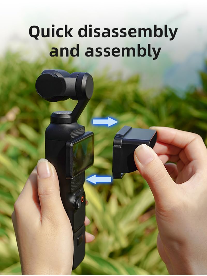 DJI Osmo Pocket 3 Sunshade Cover - Hard PC Screen Protector for Outdoor Vlogging