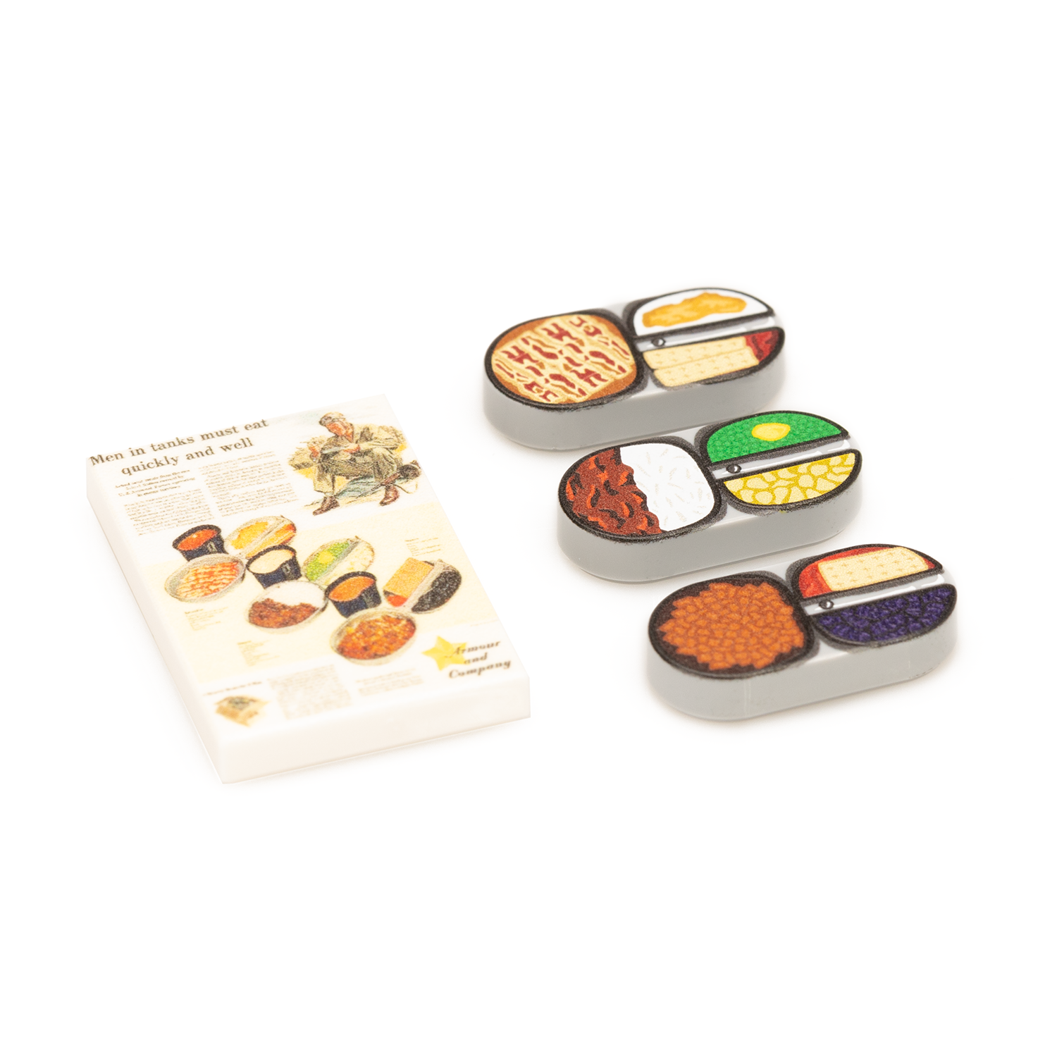5-Piece USA Patriotic Meal Tin Set with Free Poster - Perfect for 4th of July BBQs, Picnics & Patriotic Party Decorations