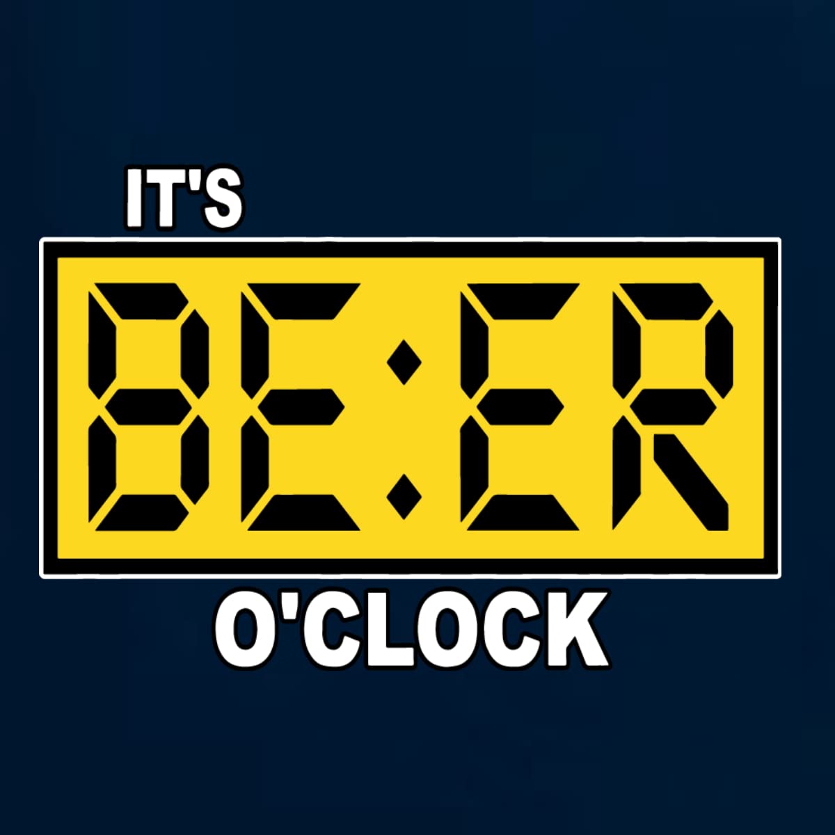Wild Bobby It's Beer O'Clock Watch Face Drinking Women's Junior Fit V-Neck T-Shirt | Funny Beer Lover Gift for Women | Perfect for Pub Crawls, Girls Night Out & Casual Wear