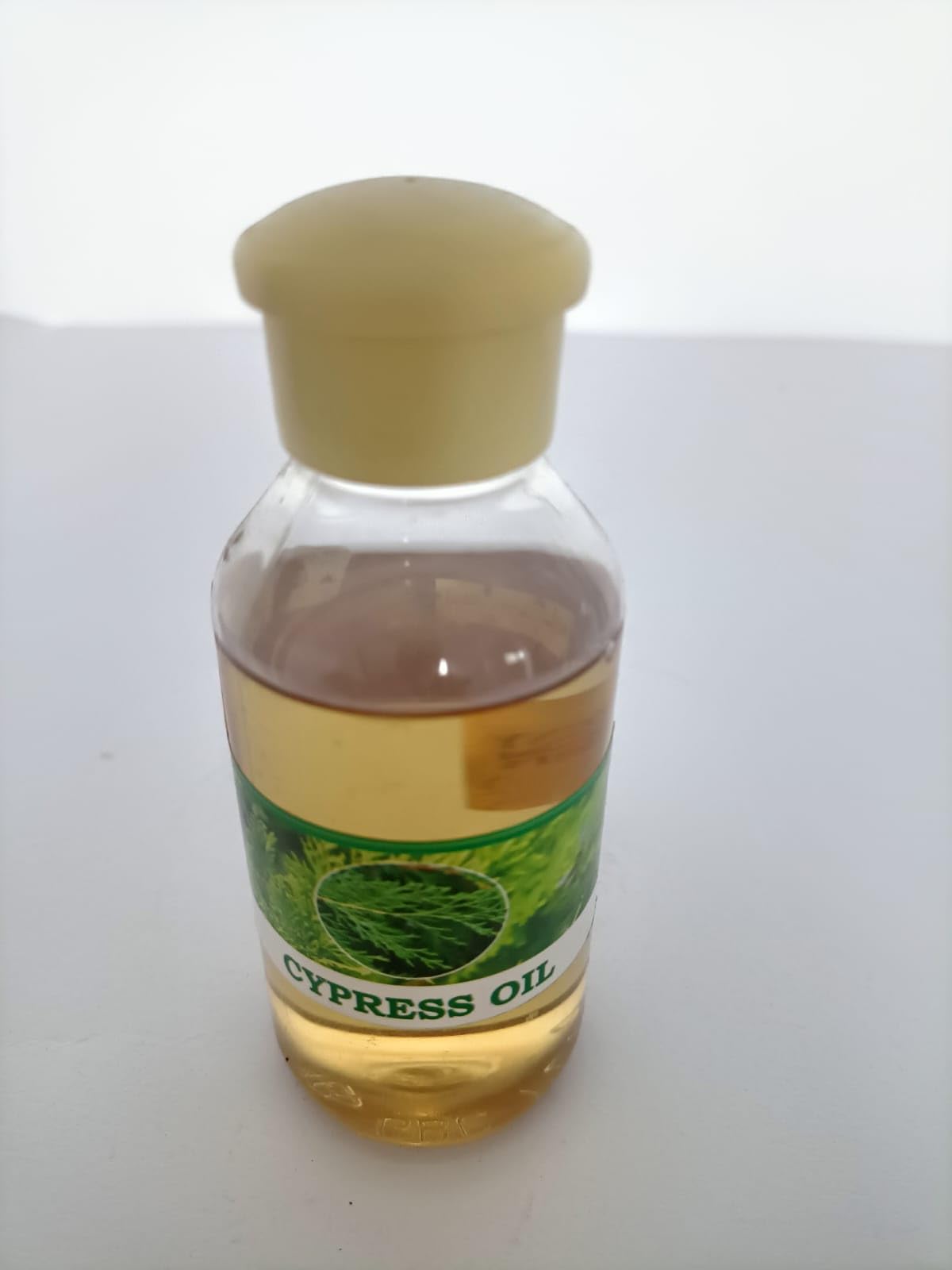 Pure Cypress Essential Oil 100ml - 100% Natural, Undiluted, Therapeutic Grade Aromatherapy Oil for Diffusers, Massage & Relaxation - PET Bottle by Senna Associates (SD)