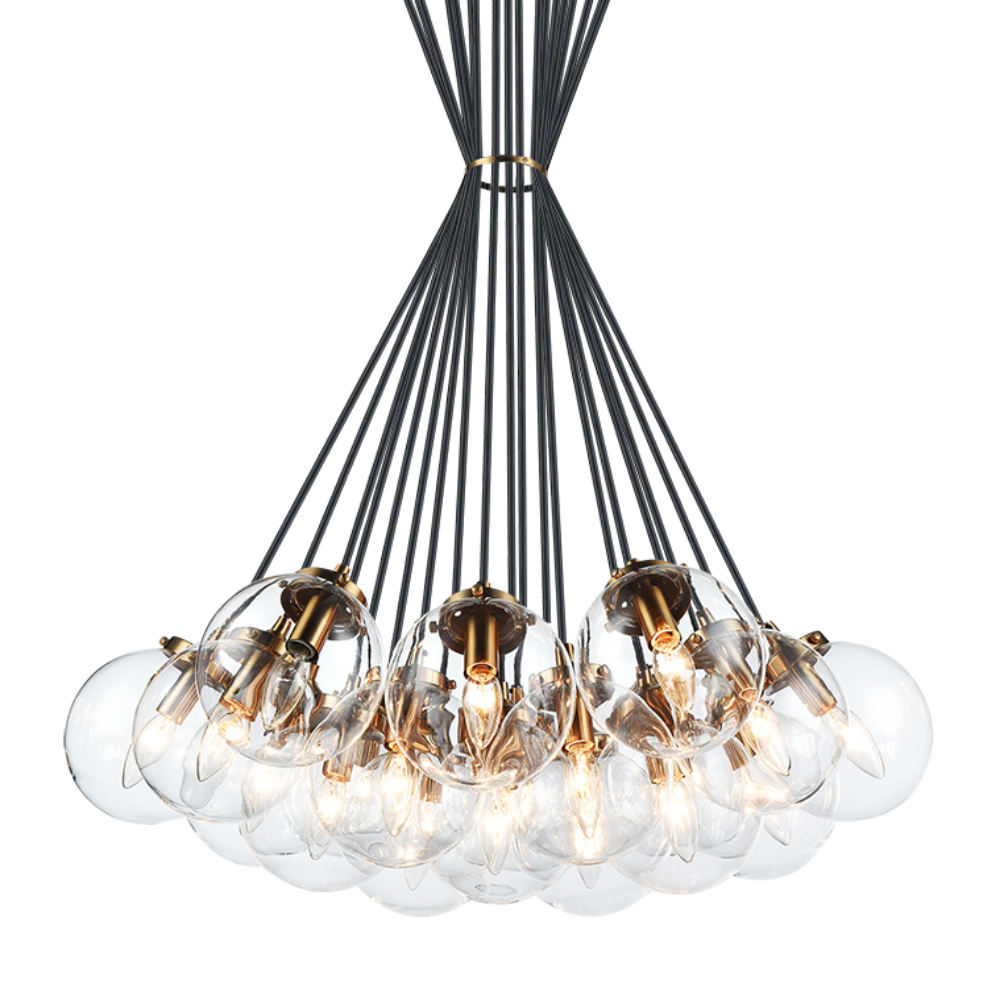 Nihar Cluster Pendant Necklace - Elegant Bohemian Crystal Drop Jewelry for Women | Perfect for Parties, Weddings & Special Occasions