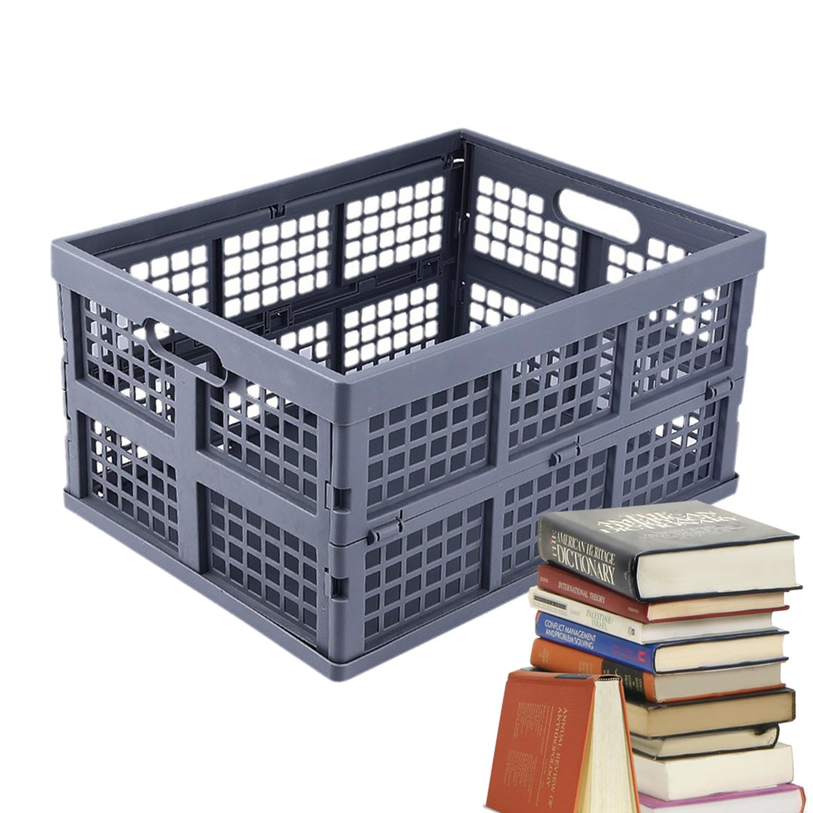 Foldable Fabric Storage Baskets for Wardrobe, Kitchen & Car