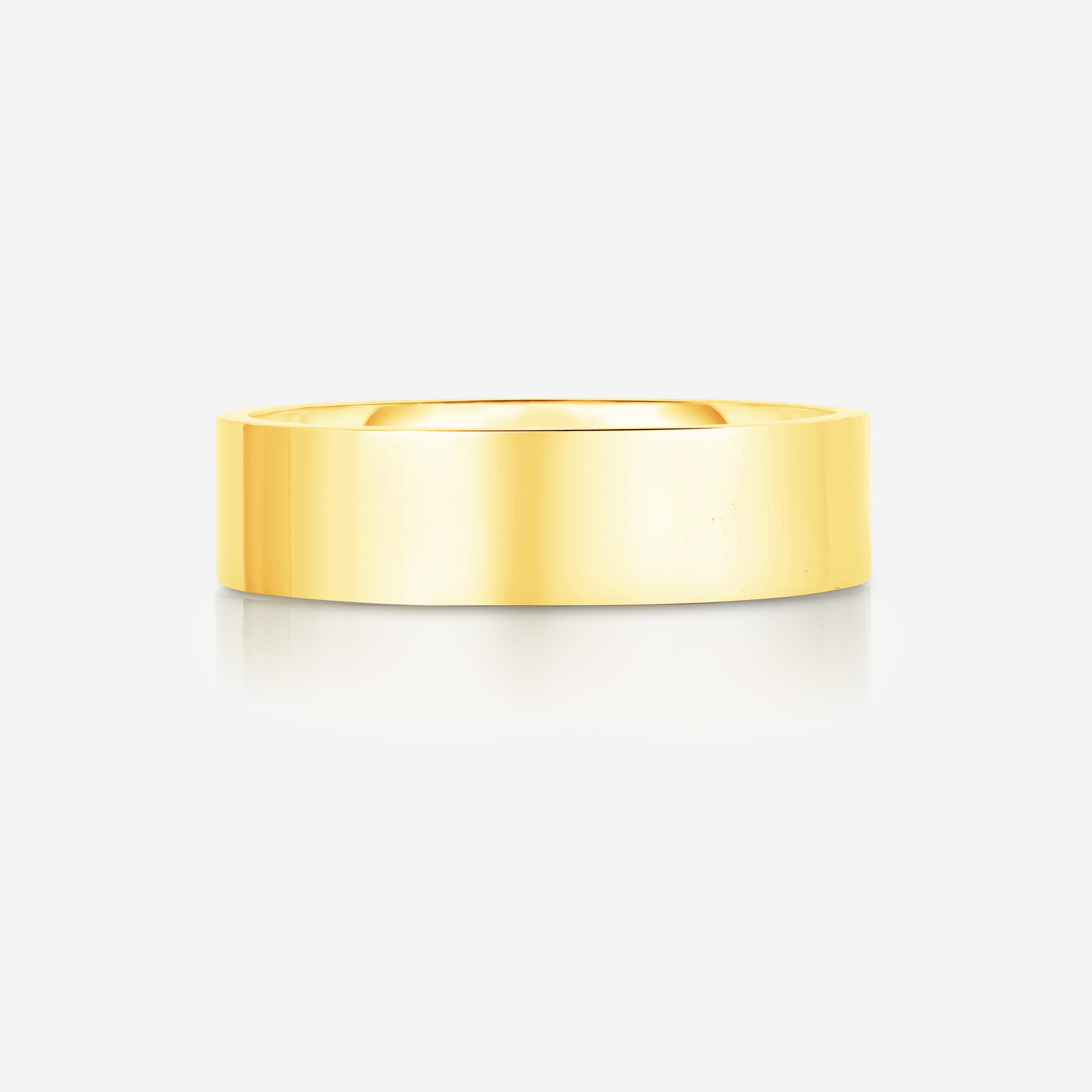 6mm Flat Wedding Band Ring for Women & Men - Classic Comfort Fit Tungsten or Gold Plated - Perfect for Engagement, Anniversary & Everyday Wear