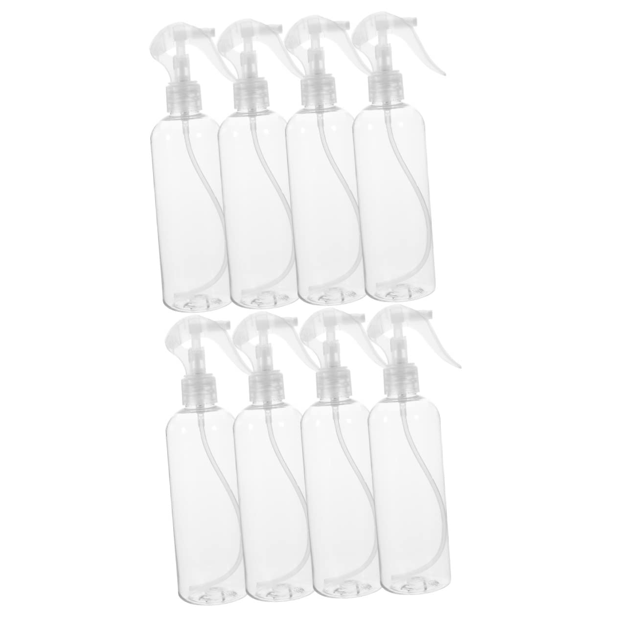 Beavorty 2-Pack 300ml Empty Travel Spray Bottles - Leakproof & Durable for Gardening, Toiletries, Makeup - Perfect for DIY, Hair Care, Cleaning & Plant Misting (4pcs*2)