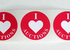 Custom Printed Promotional Stickers - 250 Adhesive Labels per Roll - Perfect for Branding, Marketing & Product Packaging