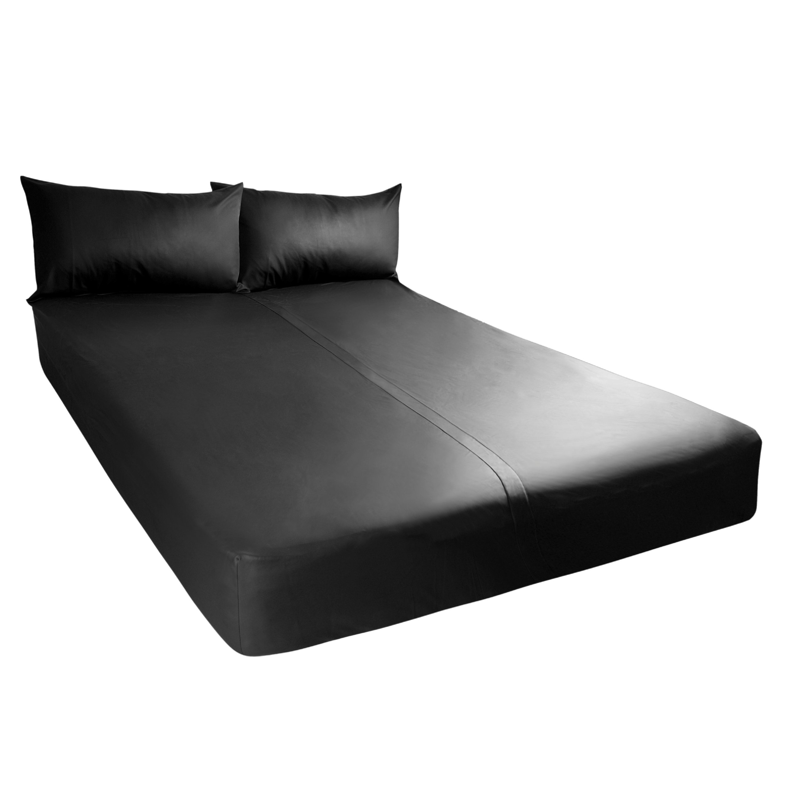 Exxxtreme Sheets - Full Size Bed Sheets Set - Soft & Breathable Black Bedding for Ultimate Comfort - Perfect for Home, Dorm, or Guest Room