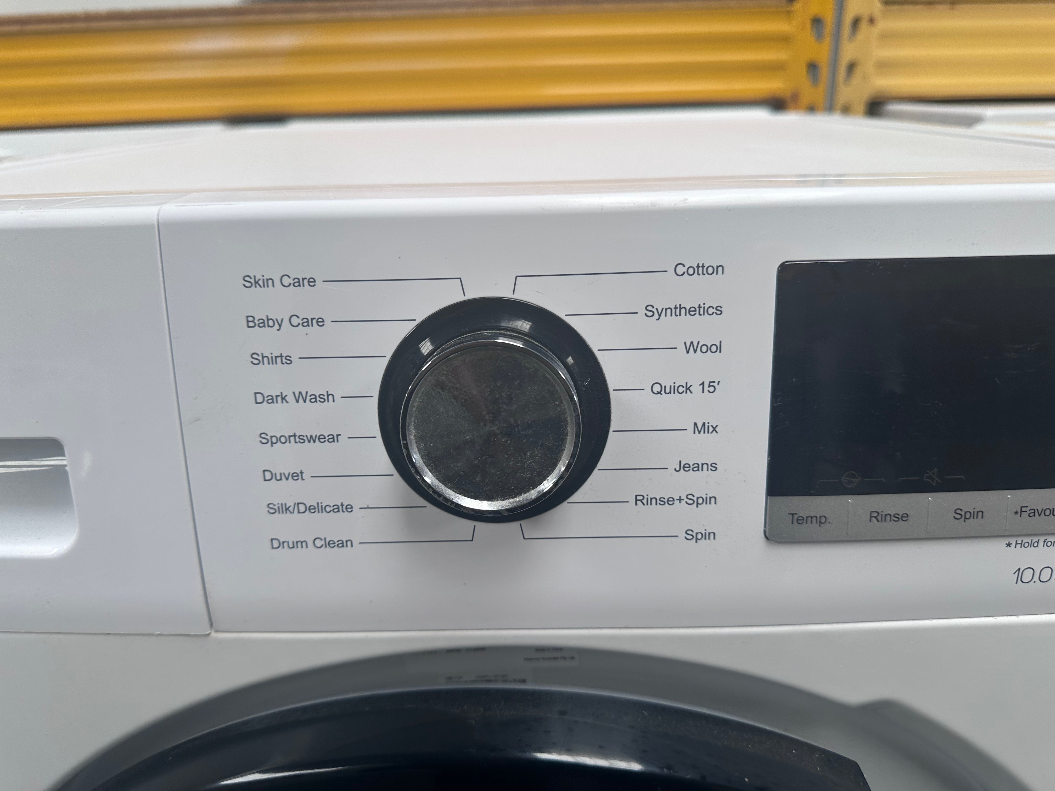 Hisense 10kg Front Load Washing Machine - Energy Efficient, Quiet Operation [Certified Refurbished] - Perfect for Apartments & Small Laundry Rooms