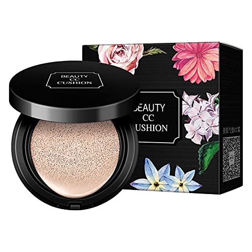 Long-Lasting Moisturizing Air Liquid Cushion Foundation & Concealer - 15g Lightweight Face Makeup for Flawless Coverage | Perfect for Daily Wear, Special Occasions & On-The-Go Touch Ups