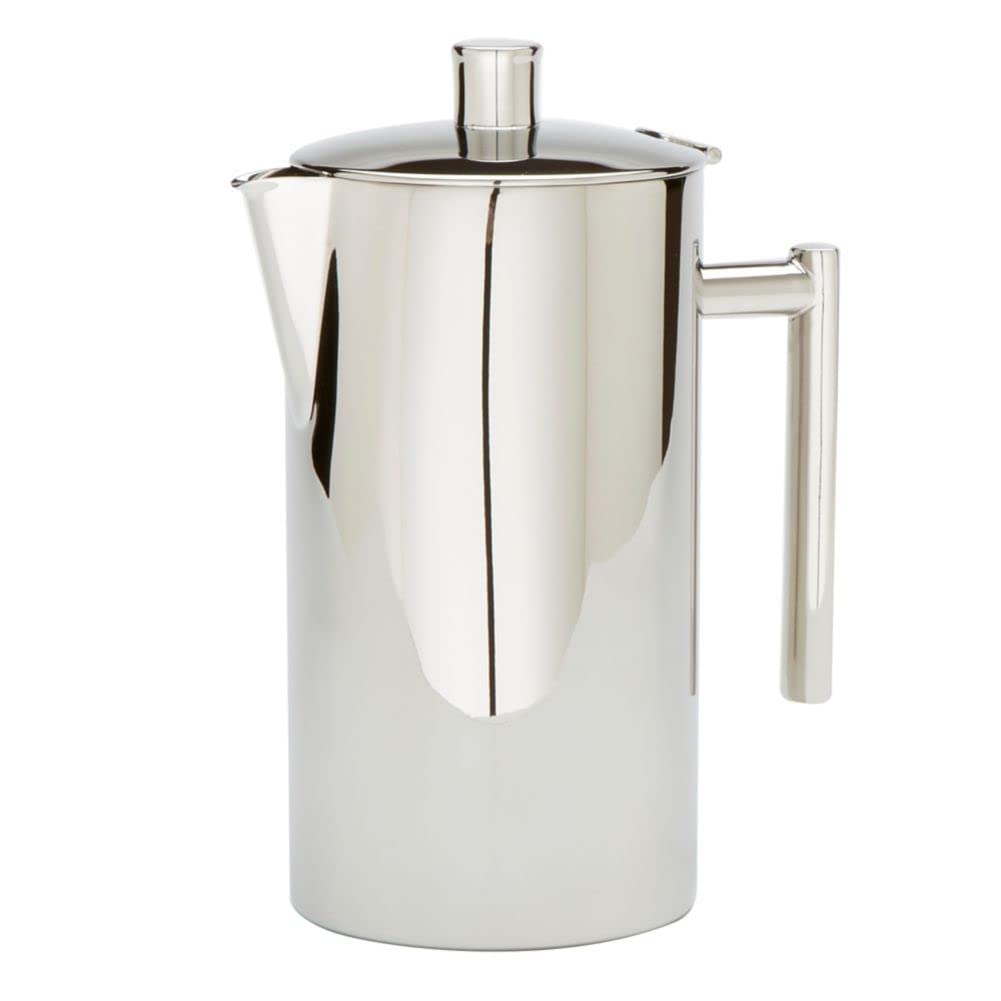 American Metalcraft DWCP50 Double-Wall Insulated Coffee Pot - 50 oz Stainless Steel Thermal Carafe for Hot & Cold Beverages - Perfect for Home, Office, Camping & Outdoor Use