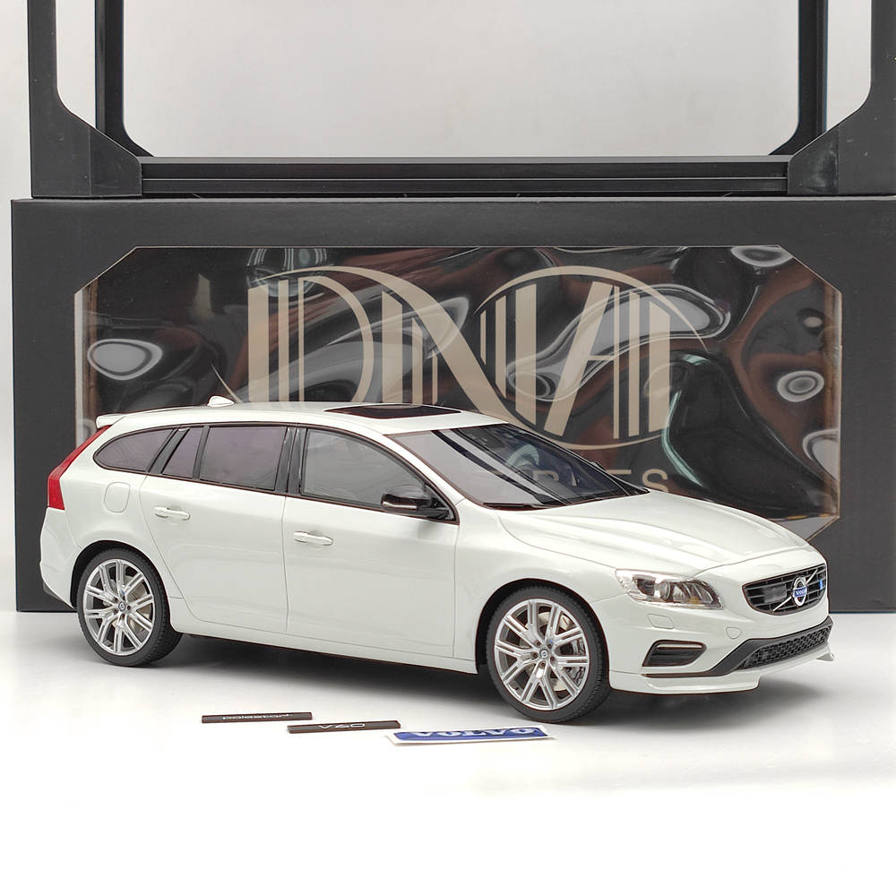 1/18 Scale Volvo V60 Polestar Engineered Resin Die-Cast Model Car - White Collectible Toy for Adults & Kids | Perfect for Display, Gifts & Car Enthusiast Collections