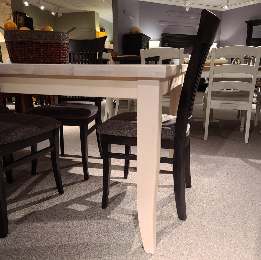 Solid Wood Dining Table - Canadian Hardwood, Floor Model Sale - Perfect for Dining Rooms, Kitchens & Open Concept Living Spaces