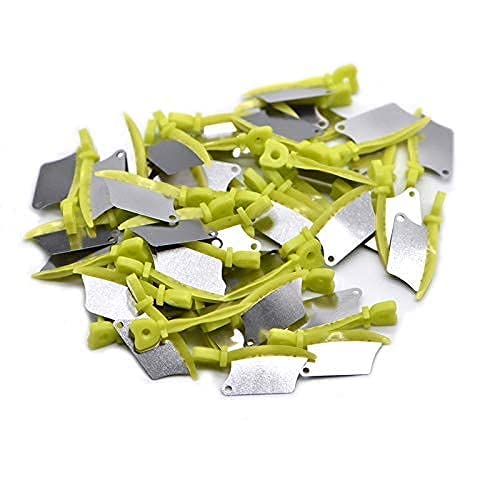 Dental Wedge Guard Kit with Metal & Plastic Knives - 50pcs Small Size for Interproximal Teeth Protection | Perfect for Dental Procedures, Orthodontic Work & Oral Hygiene Care