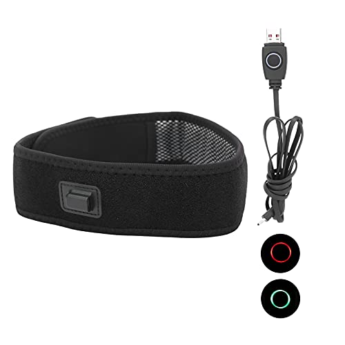 Electric Heating Head Wrap - 3-Temperature Adjustable Carbon Fiber Headband for Tension & Headache Relief - Black | Perfect for Migraine, Stress Relief & Relaxation at Home or Office