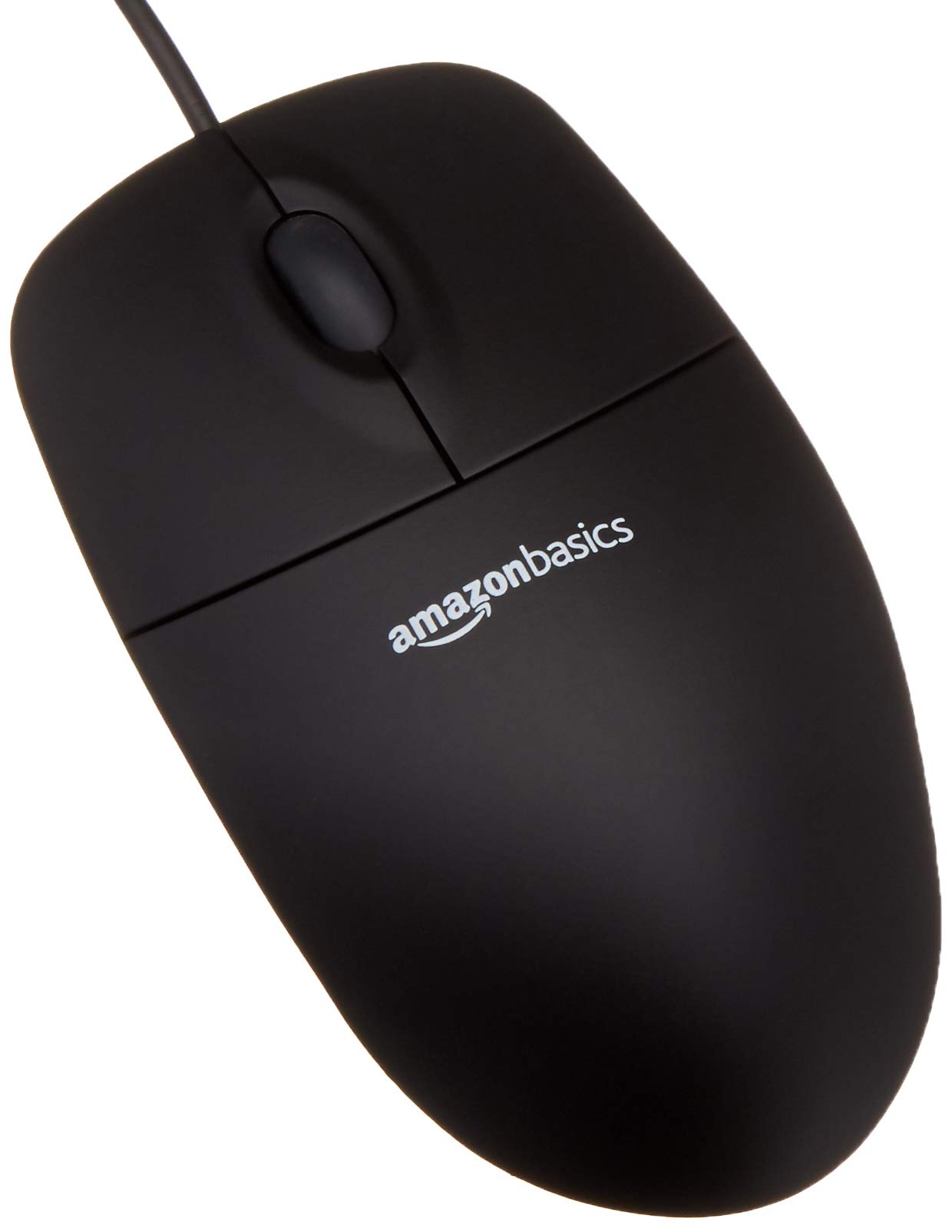 AmazonBasics USB Wired Keyboard and Mouse Combo - Ergonomic Full-Size Keyboard with 3-Button Wired Mouse (Black) for PC, Laptop, Office & Gaming Setup