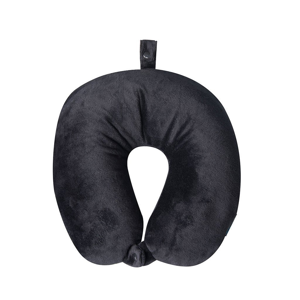 Austin House Beaded Neck Pillow - Cooling Memory Foam Travel Pillow for Neck Pain Relief - Perfect for Airplane, Car, Office & Home Use