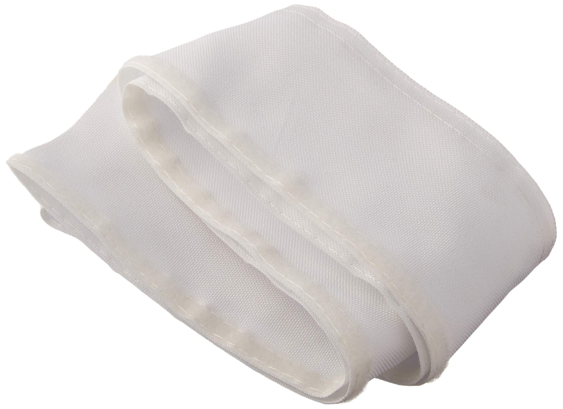 Funk Shway Yang Cable Sleeve Wrap - White 4cm Wide Nylon Cord Organizer with Velcro, 5 Feet Adjustable Length for Home & Office Cable Management
