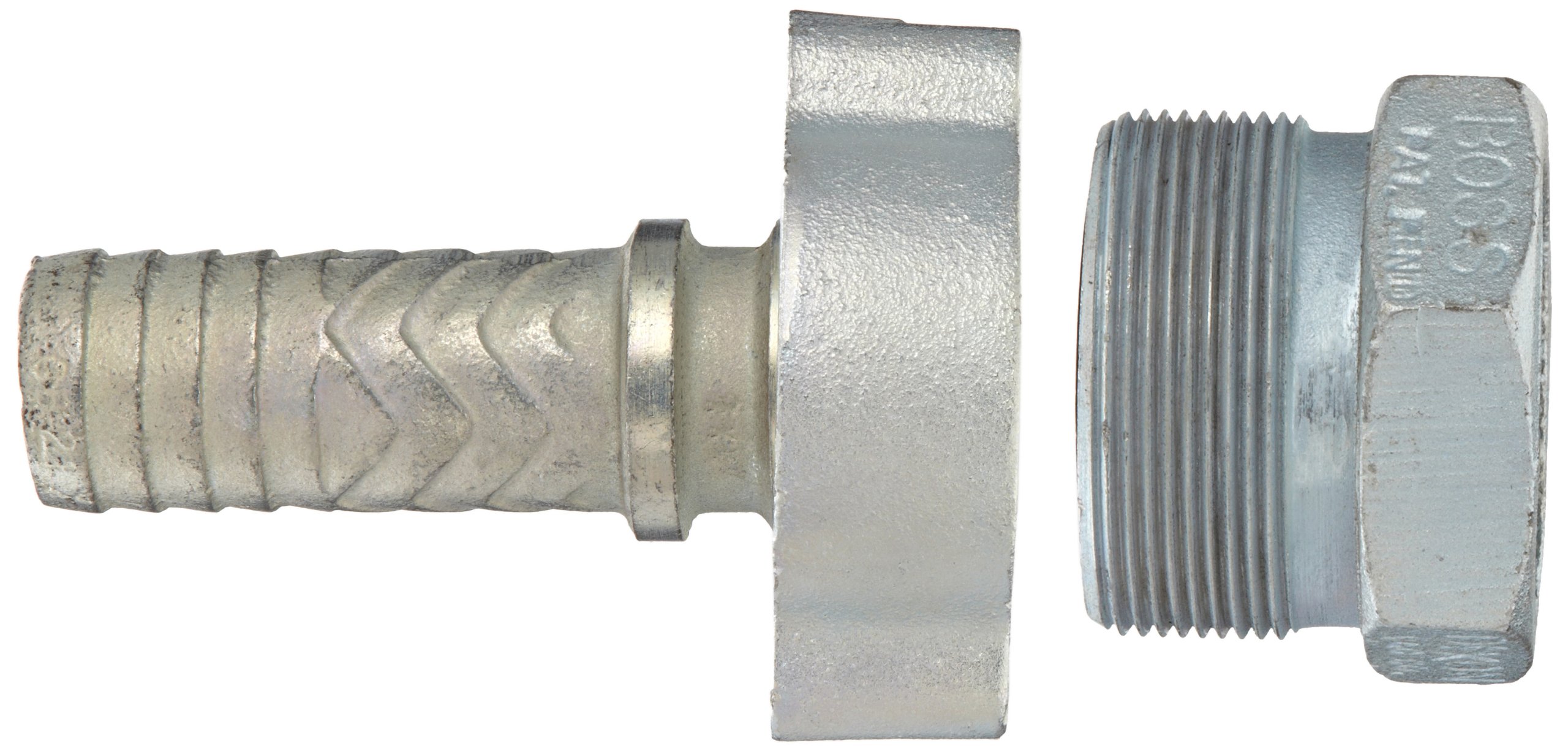 Dixon Boss GF141 Plated Iron Hose Fitting - GJ Boss Ground Joint Complete Seal - 4