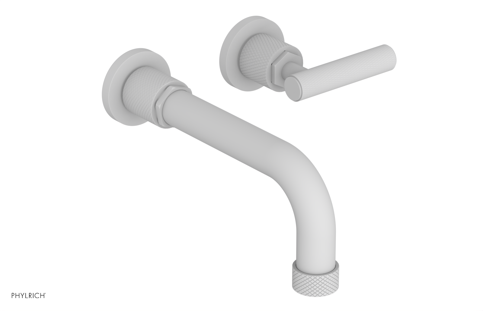 DUSTRIE Single Handle Wall Mount Bathroom Faucet Set - 7 5/8